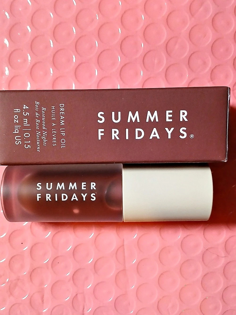Summer Fridays Dream Lip Oil Lip Oil in Brown NIB & FULL SIZE